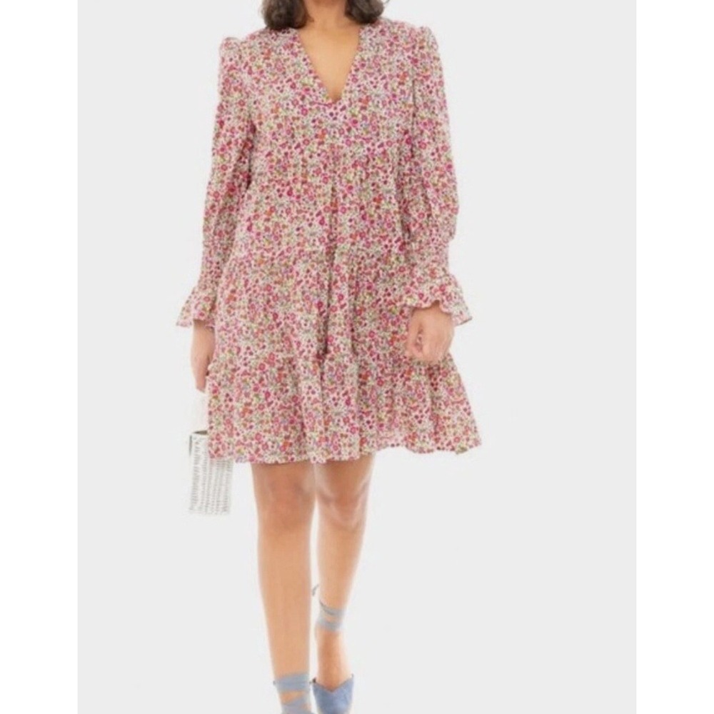 Tuckernuck Pomador Place Sm Ditsy Floral Kenzo Tiered Mini Dress Cottagecore